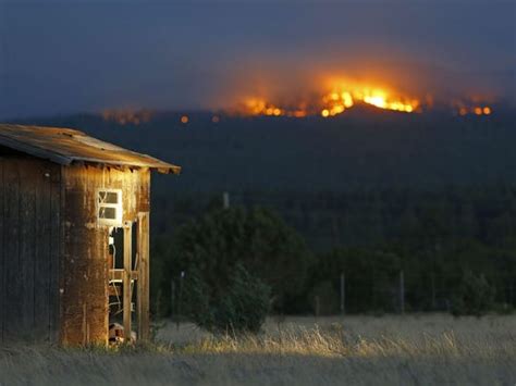 San Juan Fire Weather Thinned Forest Help Slow Spread