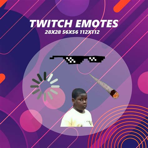 MEMES Twitch Emotes, Twitch Emotes Discord Cute Custom Emotes Youtube ...