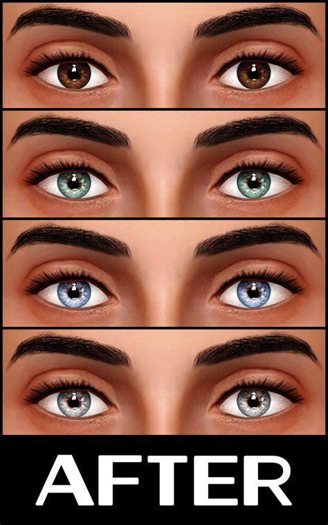 Buckley S Sims Made Myself Some New Default Replacement Eyes This