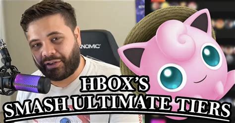 Hungrybox Releases His Tier List For Super Smash Bros Ultimate Ver 12 0