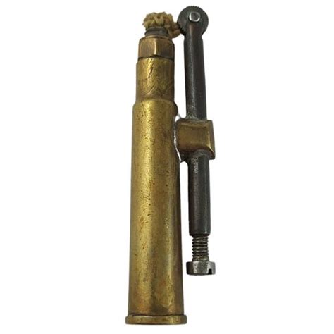 Ww1 Canadian British Trench Art Lighter Canadian Soldier Militaria