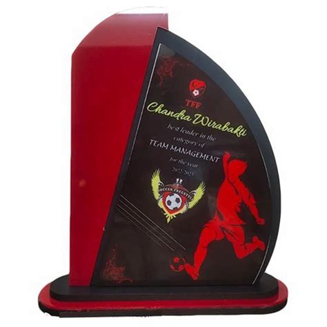 Multocolour Acrylic Trophy Memento Size 5 10 Inch At Rs 140 Piece In