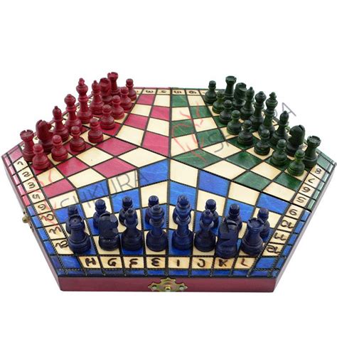 5 Cool Three Man Chess Boards Walyou