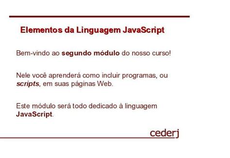 PDF Aula 009 Elementos Da Linguagem JavaScript DOKUMEN TIPS