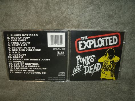 The Exploited Punks Not Dead 1989 Cd Discogs