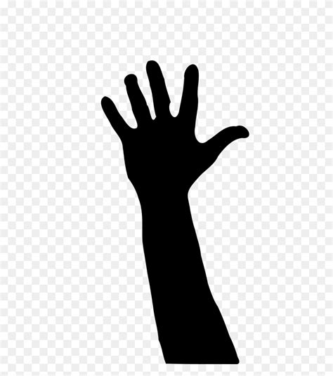 5 Fingers Clipart Black And White