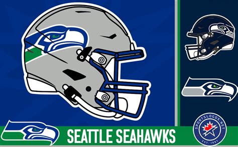 Seahawks Football Helmet Outline