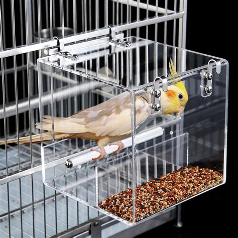 Amazon Bird Cage Feeder No Mess Bird Feeder For Cage No Spill