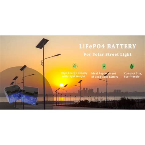 Solar Street Light Lithium Battery LiFePO4 Battery Customized