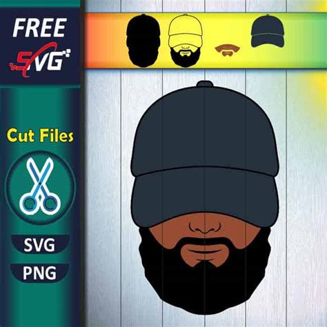 Black Man Cap Svg Free African American Man Svg For Cricut