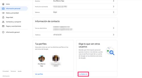 Cómo eliminar la imagen de perfil de la cuenta de Google