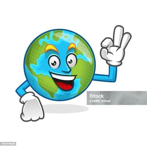 maskot bumi  lezat karakter bumi vektor kartun bumi ilustrasi stok