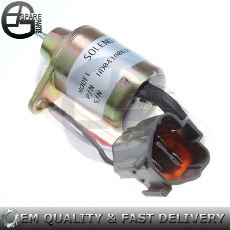 New Fuel Stop Solenoid Valve For John Deere 3203 4105 3032e 3036e 3038e