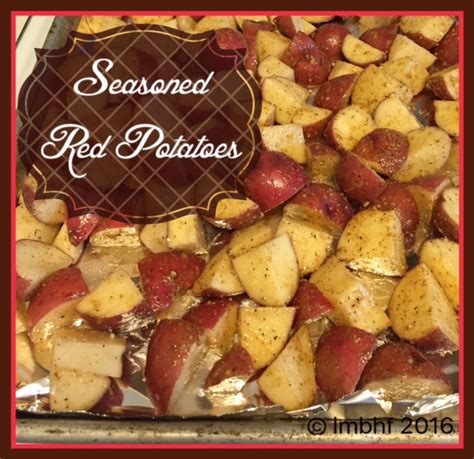 Super Easy Seasoned Red Potatoes ~ Love My Big Happy Family
