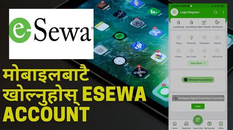 How to create Esewa account from mobile मबइलबट esewa account