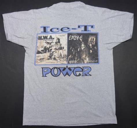 1988 Ice T Power Gangsta Rap Hip Hop Nwa Eazy E T Shirt Defunkd