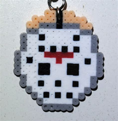 Horror Perler Bead Keychains Etsy