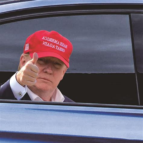 2024 Donald Trump Car Window Sticker Ride With Trump Car Window Decal