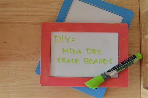 Craftaphile: Mini Dry Erase Boards