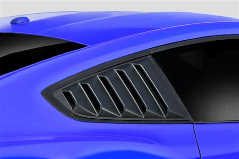 2015 2019 Ford Mustang Duraflex KT Window Scoops 2PC 114809