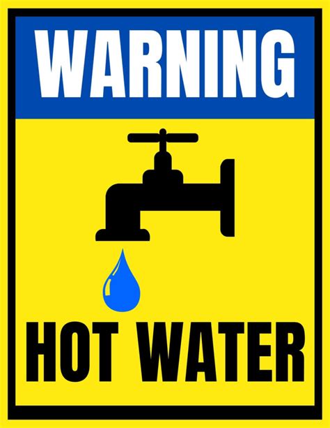 32+ Printable Hot Water Sign Templates - Printableo.Com