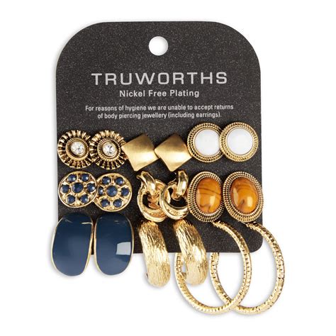 9 Pack Earrings 3094877 Truworths