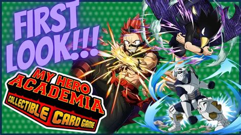 First Look At Lov Quirk Pack Cards My Hero Academia Ccg Previews