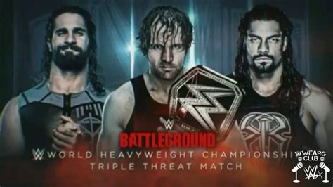 Wwe Battleground 2016 Match Card P1 Wwe Argentina Youtube