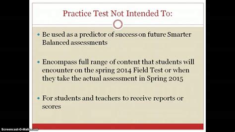 Sbac Practice Test Signing In Youtube