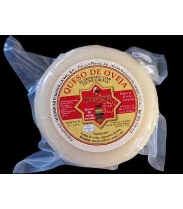 Comprar Queso Puro Oveja Curado De Teruel Don Jate Formato G