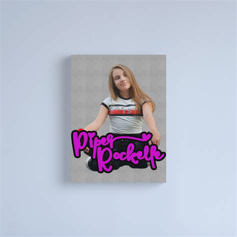 Piper Rockelle Youtuber Canvas Print Premium Merch Store Piper