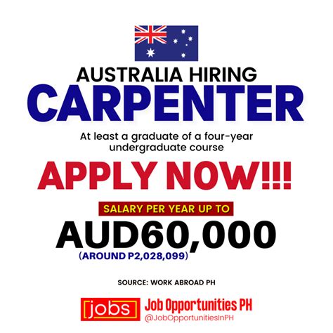 Hiring Carpenter In Australia Philippine Go