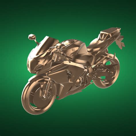 Fichier STL Moto Suzuki 550 GSX R1000Objet pour imprimante 3D à