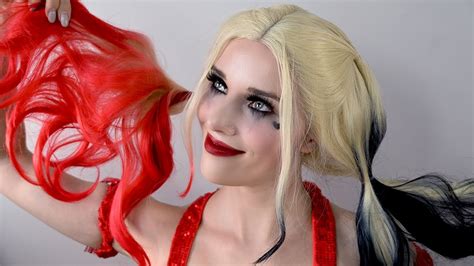 Harley Quinn Cosplay Makeup Tutorial For Beginners The Suicide Squad 2 Youtube