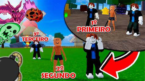 QUEM COMPRAR A FRUTA PRIMEIRO NO LVL 1 VENCE BLOX FRUITS YouTube