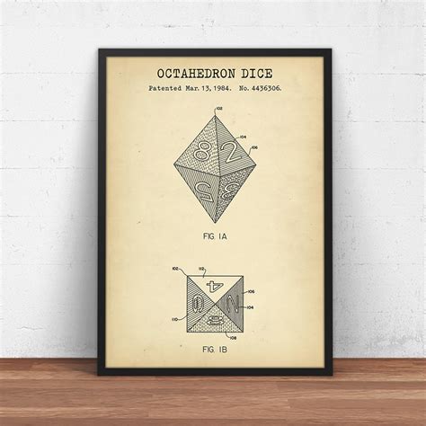 D8 Dice 8 Sided Octahedron Die Dnd Dice Dungeons And Etsy