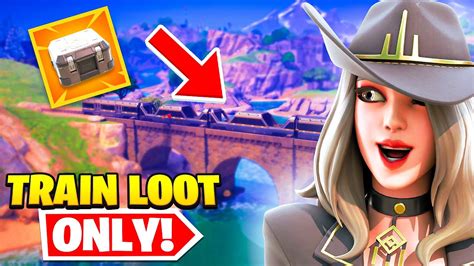 Winning With Train Loot Only In Fortnite Chapter 5 Youtube