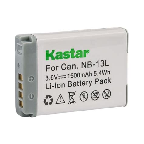 Kastar Battery Lcd Wall Charger For Canon Nb L Cb Lh Powershot