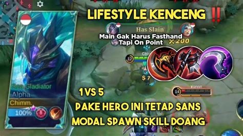 Derescara Menggunakan Hero Alpha Biar Sakit Build Alpha