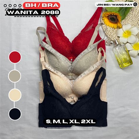 Jual BRA BH WANITA 2088 ADA KAWAT BUSA TEBAL SIZE 34 40 Shopee