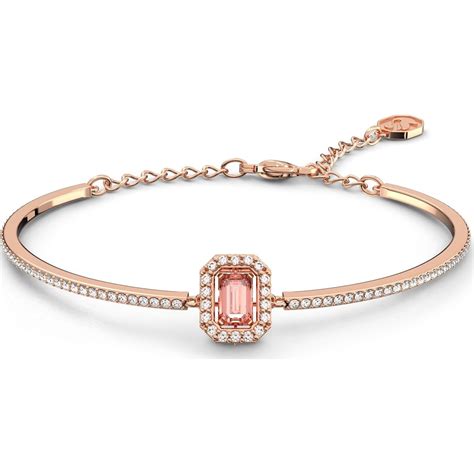 Swarovski Millenia Famor Morganite Rose Gold Tone Plated Bangle 5620555