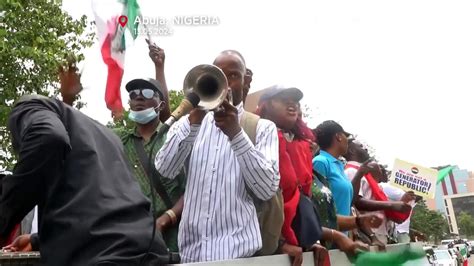 Labour Unions Protest In Nigeria Over Rise In One News Page Video