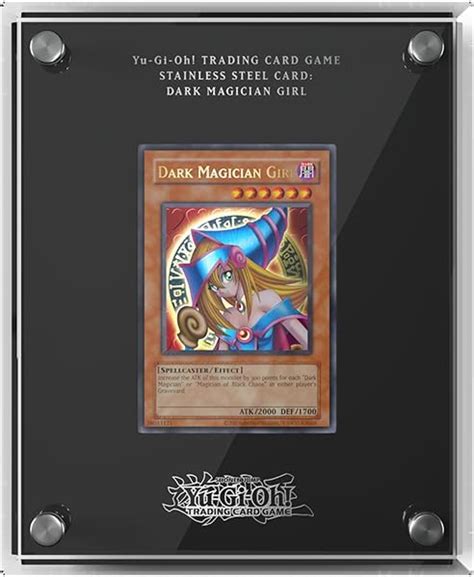 Yu Gi Oh La Carte Collector En Acier Inoxydable De La Magicienne Des