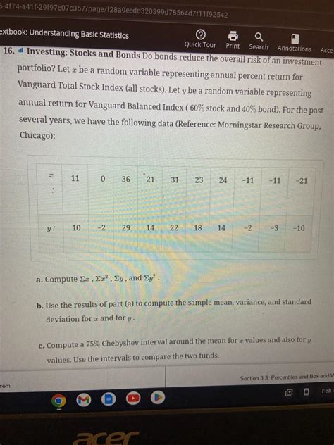 Solved Portfolio Let X Be A Random Variable Representing Chegg