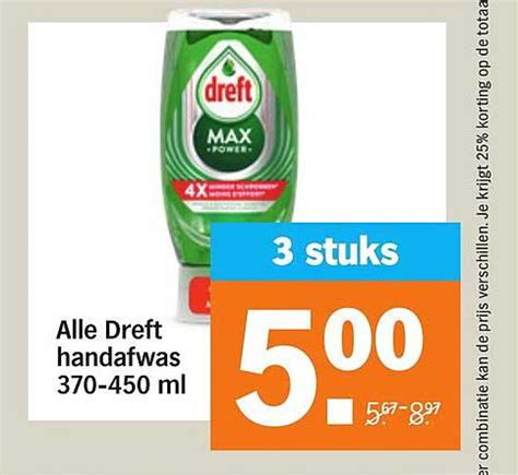 Alle Dreft Handafwas Ml Aanbieding Bij Albert Heijn Folders Nl