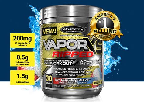 Vapor X Doses Muscletech C B Nutrition