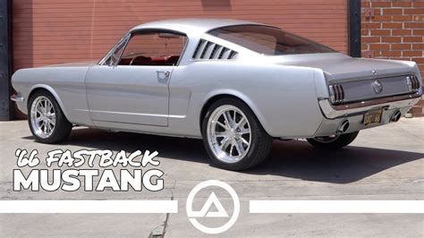 Clean 66 Mustang Fastback Restomod With 347 Stroker Motor Youtube