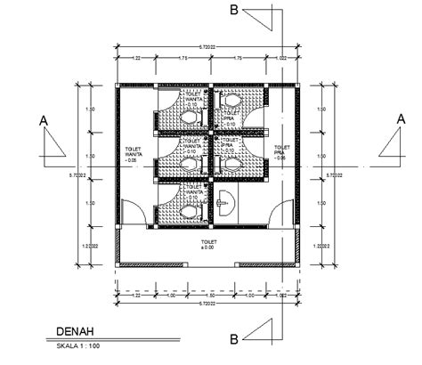 Denah Toilet Umum 52 Koleksi Gambar