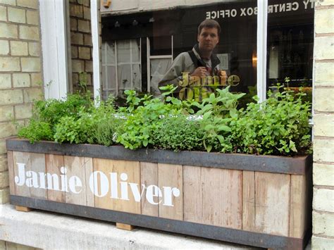 Three Six Five Images Herb Garden In Jamie Olivers Window