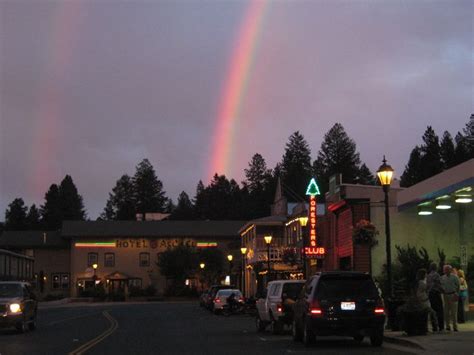 Double Rainbow In Downtown Mccall Idaho